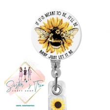 Cute Quote Badge Holder, Stethoscope Name Tag, Retractable ID Reel, Lanyard/Gift