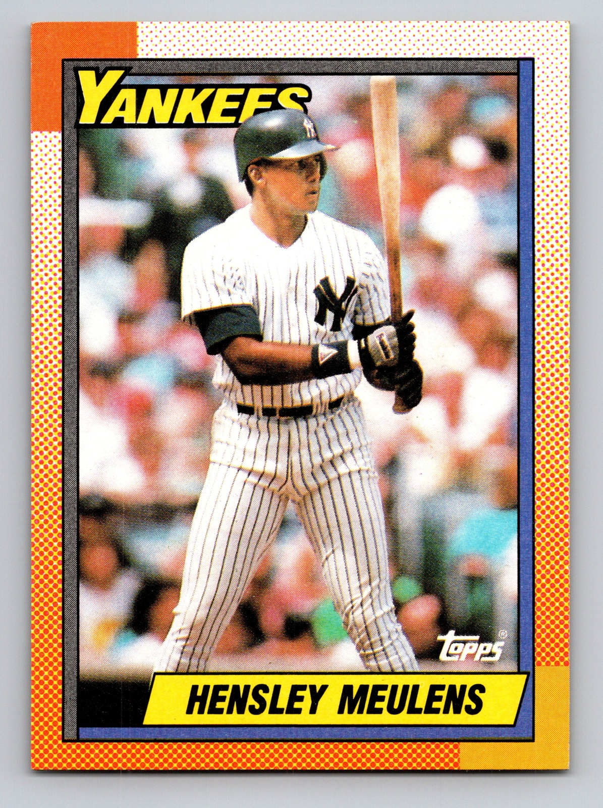 1990 Topps #83 Hensley Meulens New York Yankees Baseball Card