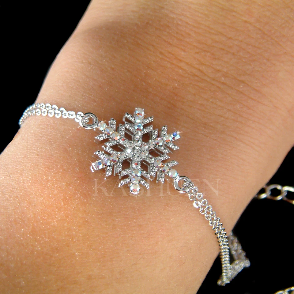 Swarovski snowflake bracelet deals