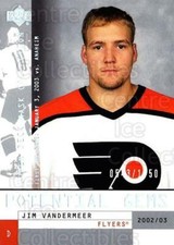 2002-03 UD Mask Collection #157 Jim Vandermeer