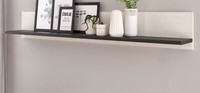 BüRoregal In Weiß Pinie Und Anthrazit Landhaus BüRo Regal Wandregal 160 Cm Stove