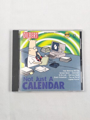 Dilbert Not Just a Calendar Pc Software Windows 3.1 95 Cedco Vintage Software