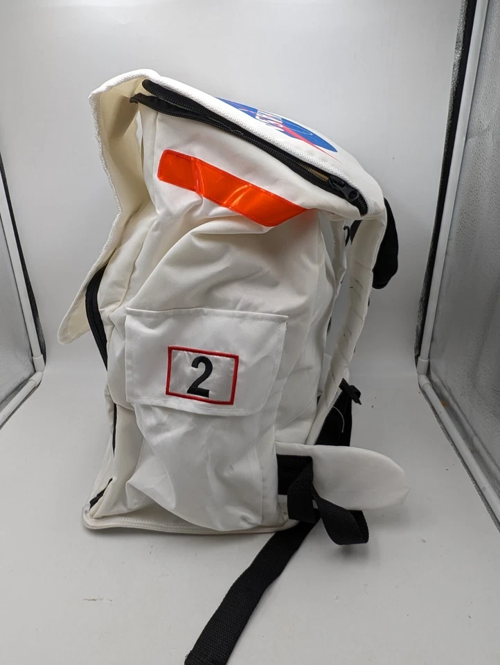 Mochila de astronauta NASA Aeromax Jr parches blancos disfraz juego vestir hazte real Foto 2 de 4