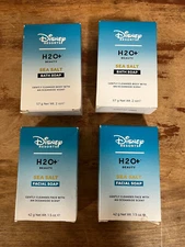 Disney Resorts H20+ Set of 4 Sea Salt Facial & Bath Bar Soaps New Sealed