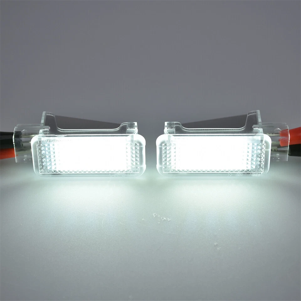 Luz de cortesía LED interior para puerta de reposapiés para Audi A2/3/4/5/6/8 VW Golf Passat Foto 3 de 4