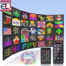 400 LED Smart Curtain Lights String with Remote Twinkle Wall Lamp Party Decor