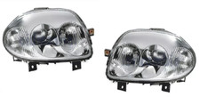 SET 2 FARO FANALE PROIETTORE ANTERIORE PER RENAULT CLIO II 1998 2001 H7 HB3