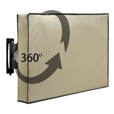 600D Waterproof Outdoor TV Cover Weatherproof Protector Enclosure 42 52 75 85in