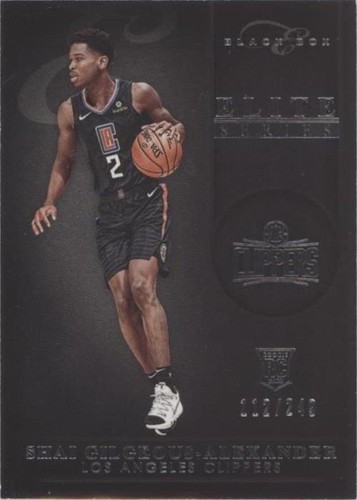 Shai Gilgeous-Alexander NOIR 2018 RC 85枚 2018-19 Panini Noir Shai Gilgeous-Alexander Association RC /85