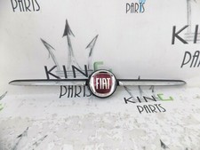 FIAT 500 2015-ON FRONT BUMPER CHROME LOGO GRILL TRIM WITH BADGE EMBLEM 735637413