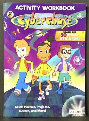 PBS Kids Cyberchase Activity Workbook for Ages 7-11 Includes Rewards  Stickers for sale online