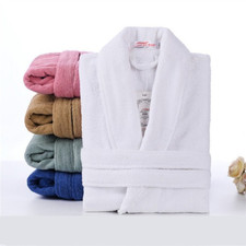 100 Cotton Toweling Lovers Bath Robe Men Women Nightrobe Sleepwear Home Bathrobe