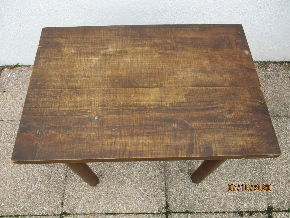 Table basse bois periode charlotte Perriand - Photo 4/4