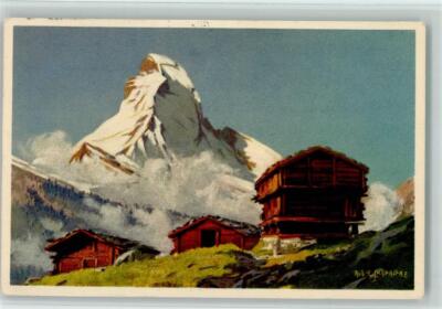 10156706 - Zermatt Le Cervin Matterhorn sign. Rolf Chapallaz Berg