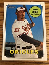 Adam Jones 2018 Topps Heritage Orioles #37 *5957*