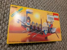 Lego Viking Voyager 6049 Castle Lion Knights 1987 New Unopened Sealed Box