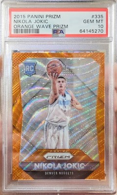 2015-16 Panini Prizm Nikola Jokic Rookie (RC) #335 Orange Wave