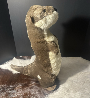 #ad #ad RARE The Petting Zoo Realistic Standing River Otter 20” Plush. Cuddly amp; Soft $45.98