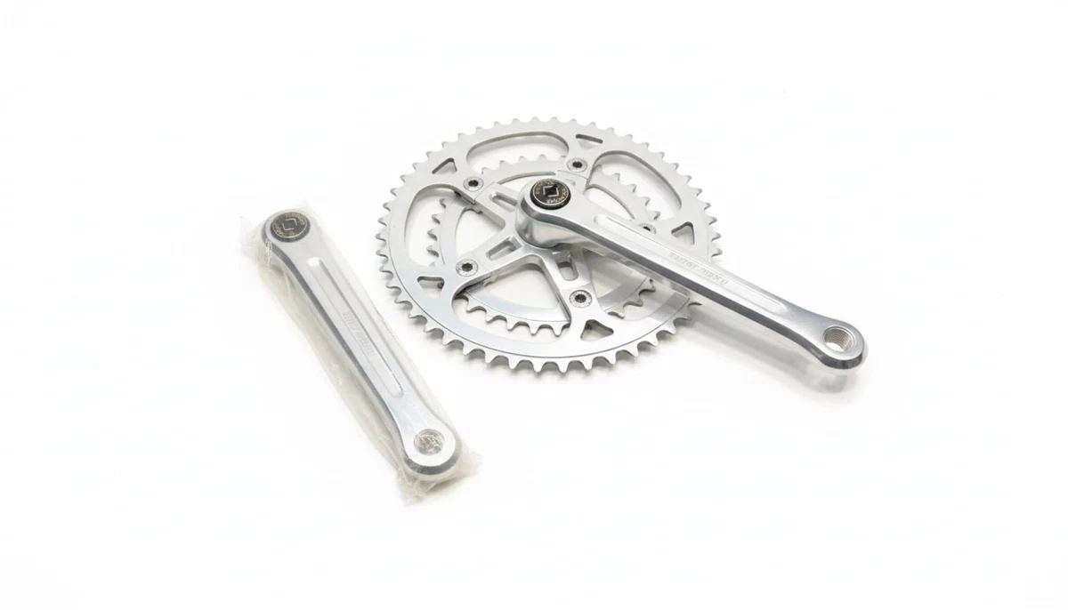 Pédalier Vélo Sugino Mighty – Aluminium, Japon, Vintage, Occasion