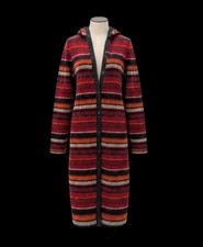 Ralph Lauren Vintage 90's Hooded Striped Lambswool Sweater Measuremen