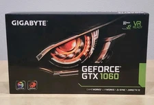 Gigabyte GeForce GTX 1060 6GB Graphics Card - Used, With Box