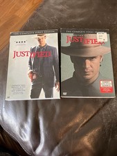 Justified: Complete First season &  Complete Final season 6 DVD's - VERY GOOD
