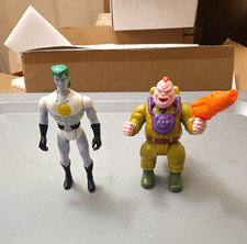 Captain Planet 2 Vintage action figures **Hard To Fine SQUIRT GUN INCLUDED**