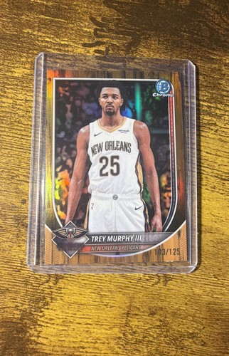 2025-26 Bowman - Chrome Trey Murphy III #BCV-141 Floorboard Refractor /125