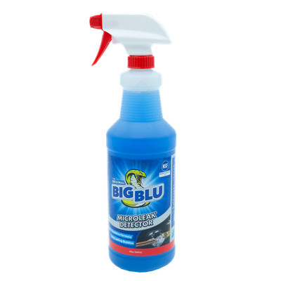 Big Blu RT100S Micro Leak Detector HVAC Gas Refrigerant Leak Spray 1 QT