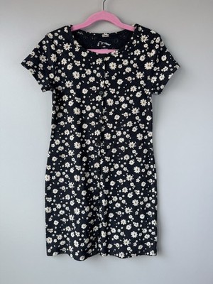 Art Class Girls Size M 8 Floral T-Shirt Dress Short Sleeves