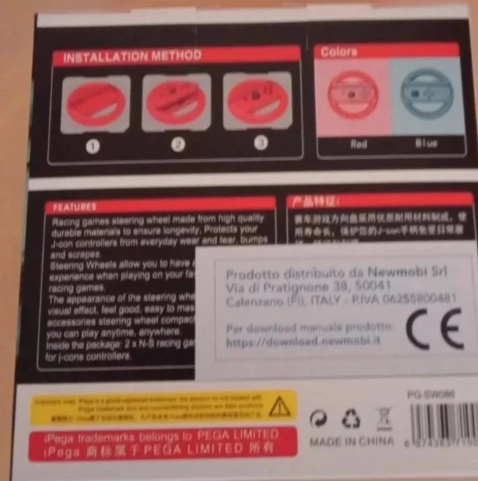 Set 2 Volanti iPega per Nintendo Switch Joy-Con – Accessori Gioco - Immagine 3 di 4