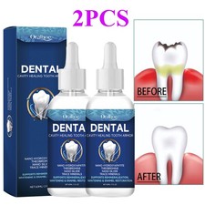 2PCS Dental Cavity Healing Serum Nano Hydroxyapatite Tooth Armor Dental Care