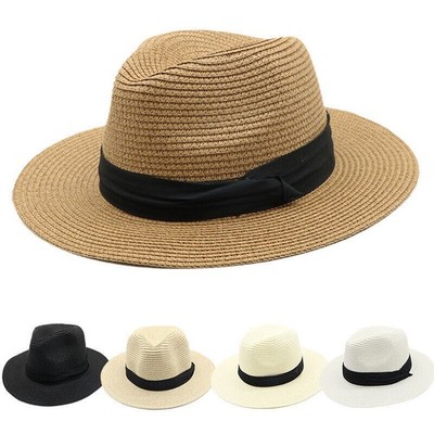 Hut Strohhut Herren Damen Fedora Sonnenhut Sommerhut Strandhut Panamahut Basthut