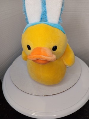 Way To Celebrate Duck With Bunny Ears Plush Easter Stuffed Animal Toy 10 