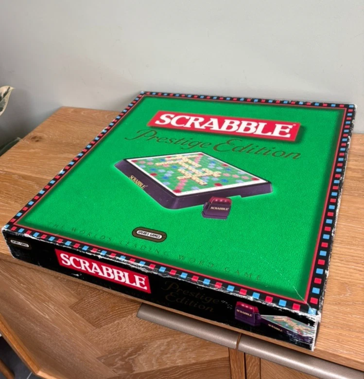 Scrabble Prestige Edition - 100% Complete With Turntable & Working Timer | Boxed - Image 4 of 4