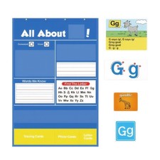 Kids Alphabetic Tracing Chart with Flashin Cards Educational Kindergarten