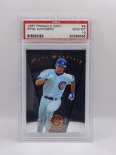 1997 PINNACLE CERTIFIED RYNE SANDBERG PSA 10 POPULATION 14!