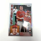 2019 Topps Chrome Mike Trout 1984 Topps Baseball Retro Refractor 84TC-17 Card