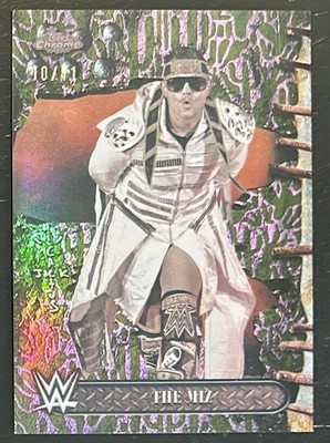 2025 Topps Chrome WWE x Cactus Jack The Miz Refractor /41 #96 SP