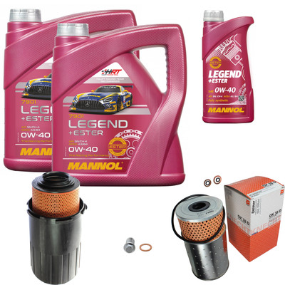 MAHLE Inspektionspaket 9 L MANNOL Legend+Ester 0W-40 für Mercedes-Benz T1