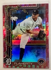 2025 Topps Holiday Jack Flaherty Red Santa Bag Stocking Stuffer SSP