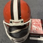 Leroy Kelly Signed Autographed Riddell Cleveland Browns Mini Helmet W Ticket — photo 4