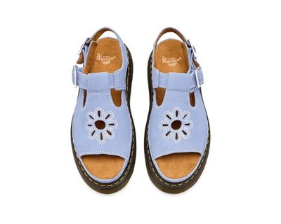NIB*Womens*Dr. Martens*Dunnet Flower Sandal**5-11*Cornflower Blue
