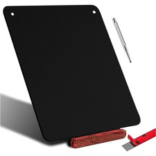 Robuste Aluminium-Kennzeichenplatte 180x200 mm mit reflektierendem Rückstrahler