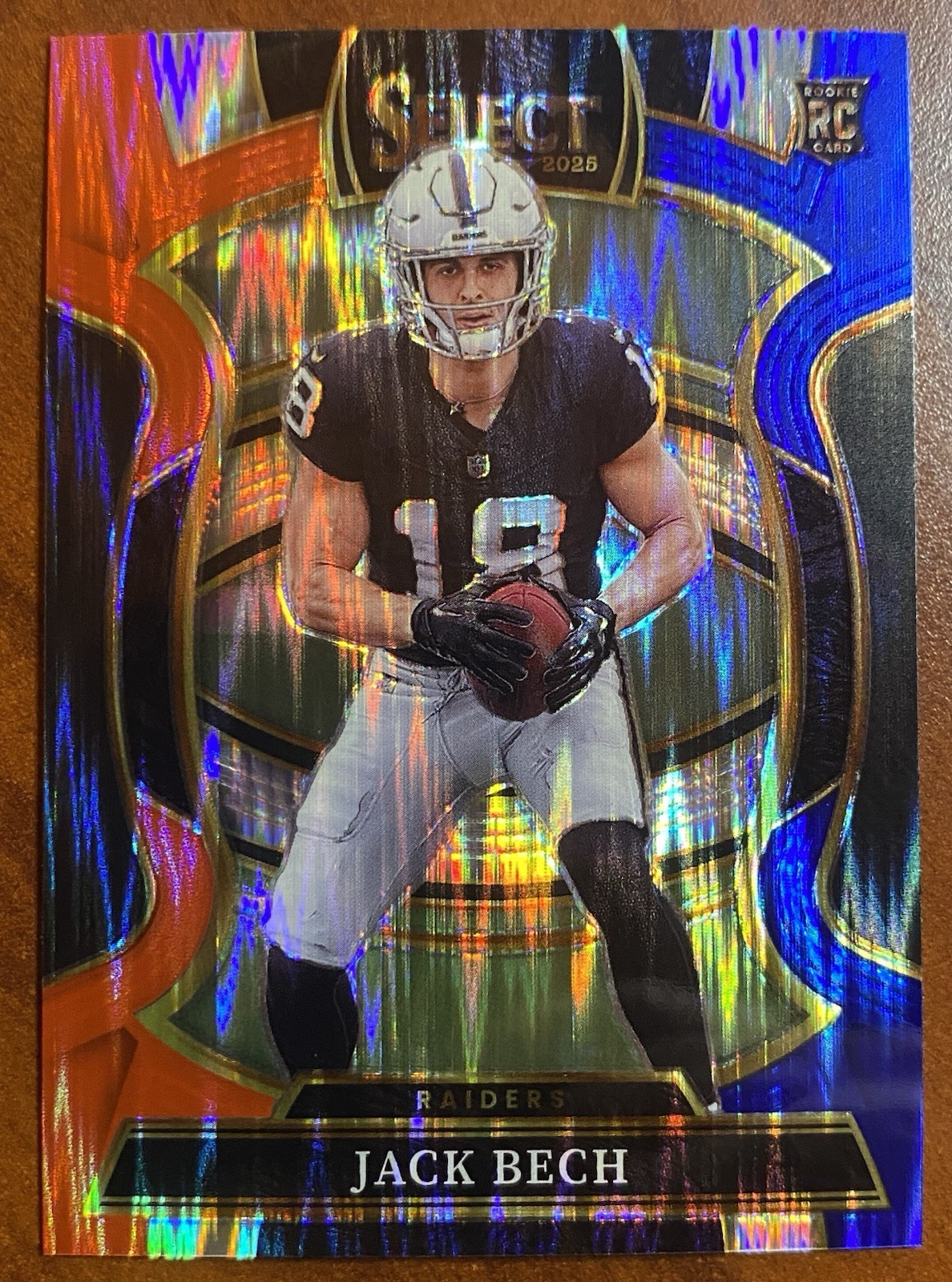 2025 Panini Select JACK BECH Concourse Level RED & BLUE SHOCK PRIZM Rookie RC #6