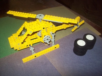 LEGO TECHNIC SET# 8034 TRUCK,HELICOPTER,CAR