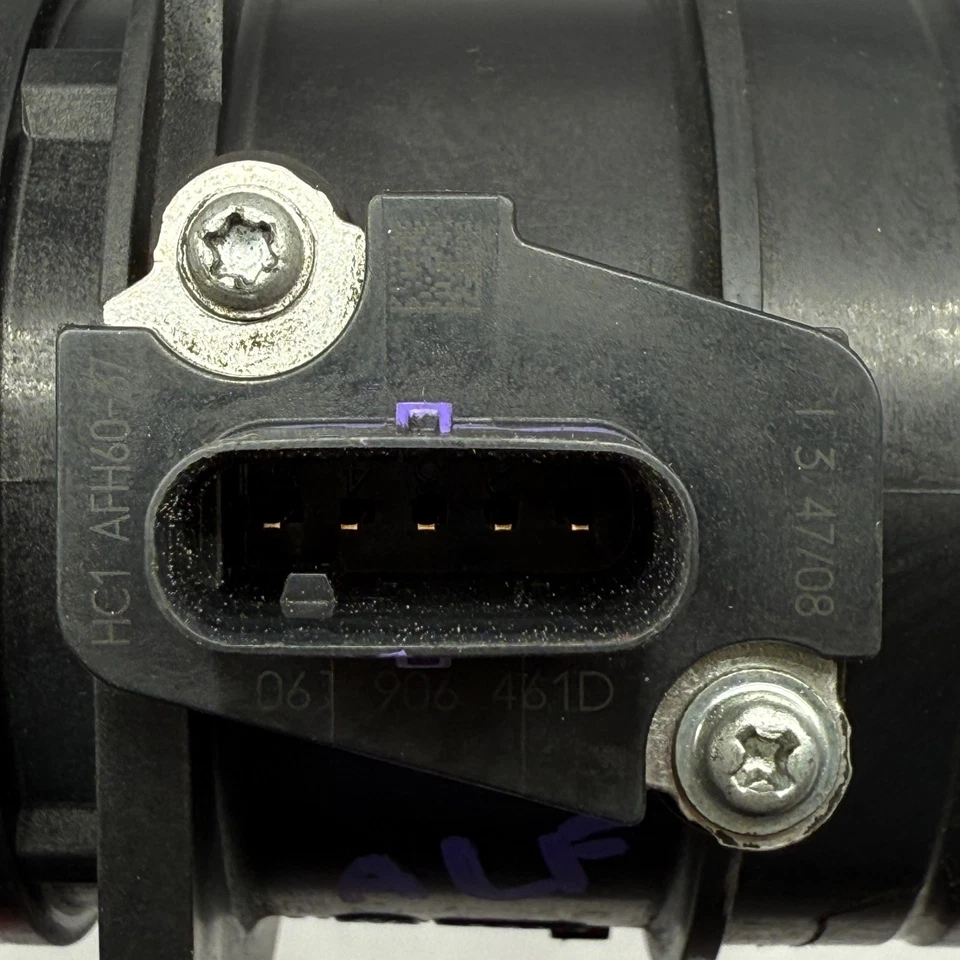 AUDI A4 VW GOLF HITACHI 2005-2012 SENSOR DE FLUJO DE AIRE MÁSICO OEM 06J906461D Foto 3 de 4