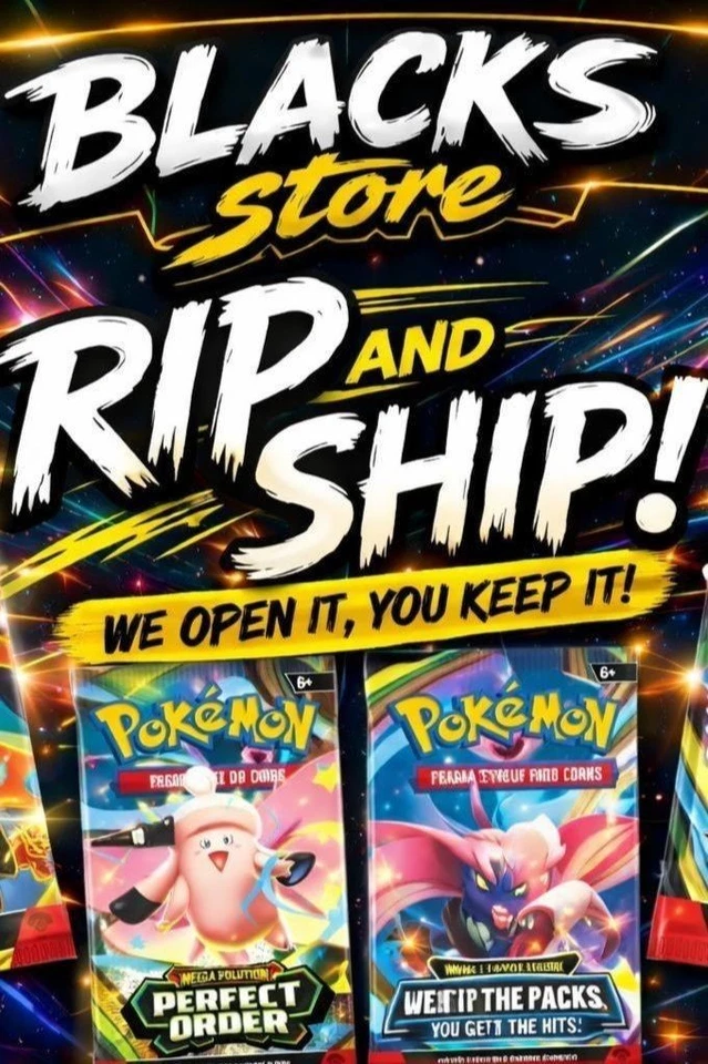 Blacks Store Rip and ship