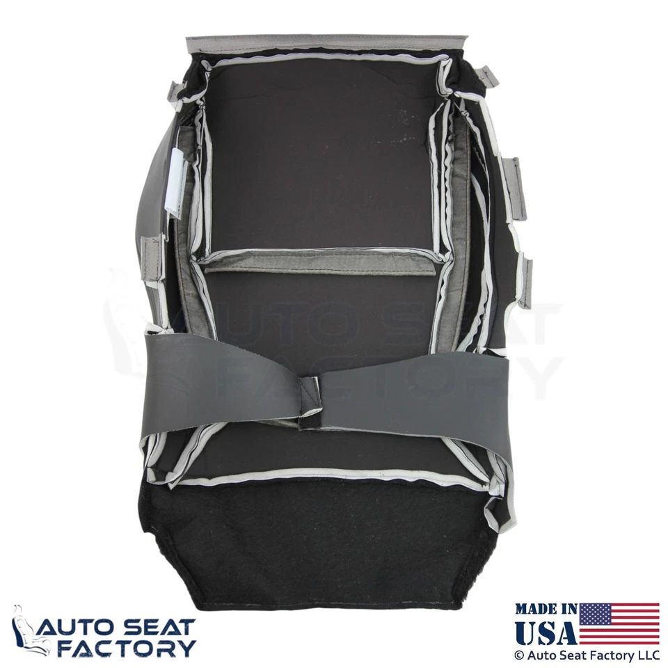 Cubiertas de asiento laterales del pasajero delantero ébano para Jaguar XF 2016-2020 Foto 3 de 4