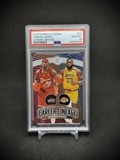 Lebron James 2019 Panini Illusions Career Lineage #23 PSA 10 Lakers